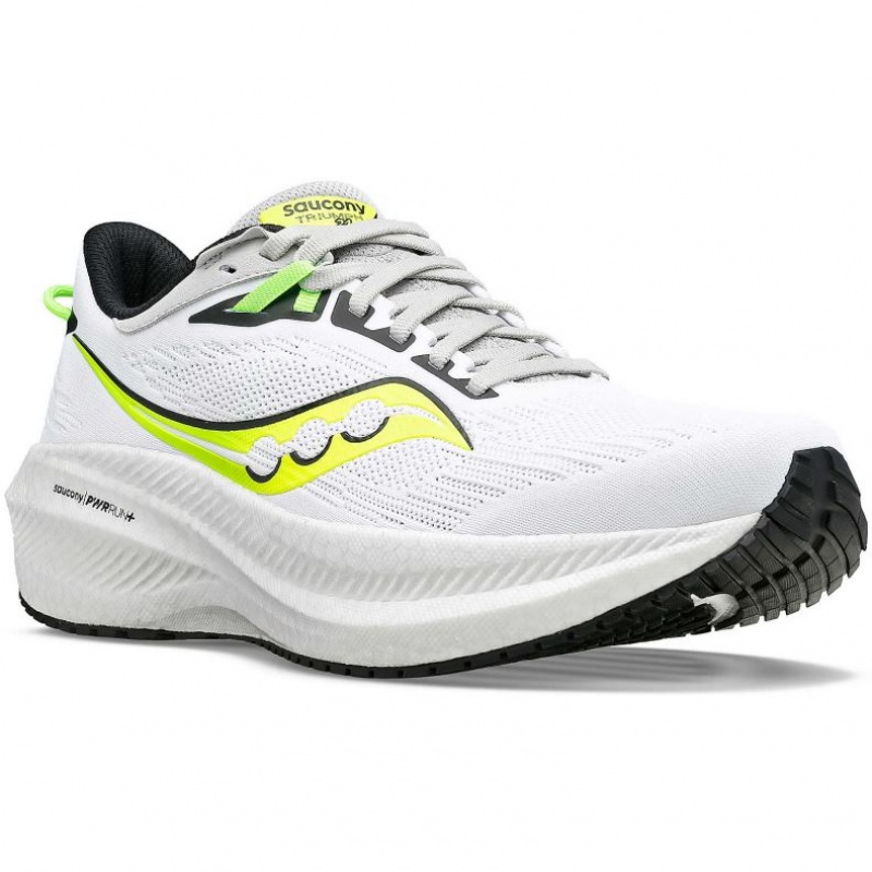 Saucony Triumph 21 Laufschuhe Damen Weiß | BERLIN OLJADW