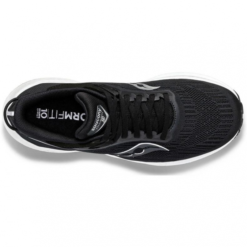 Saucony Triumph 21 Wide Laufschuhe Damen Schwarz Weiß | BERLIN YFMVZR