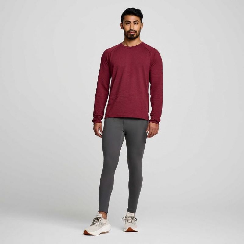 Saucony Triumph 3D Crew Sweatshirt Herren Rot | BERLIN CYBQHF