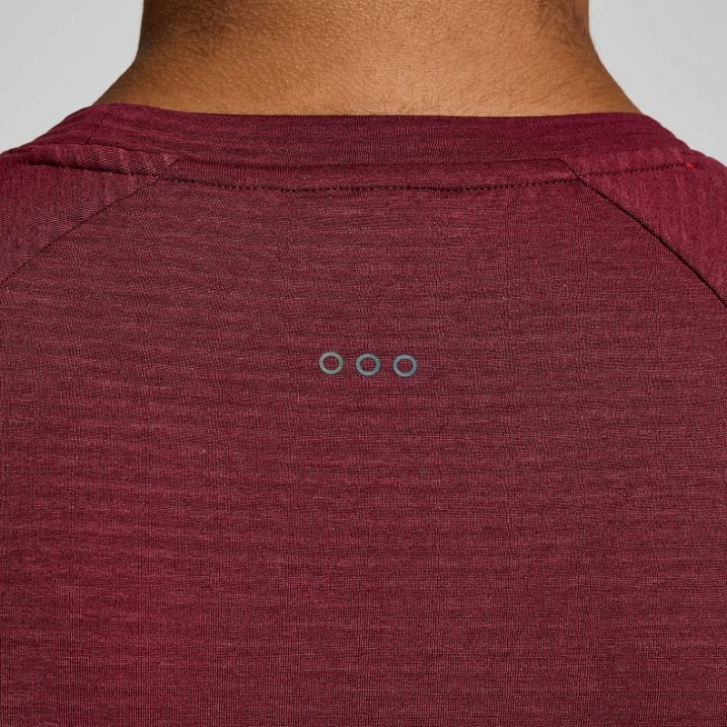 Saucony Triumph 3D Crew Sweatshirt Herren Rot | BERLIN CYBQHF