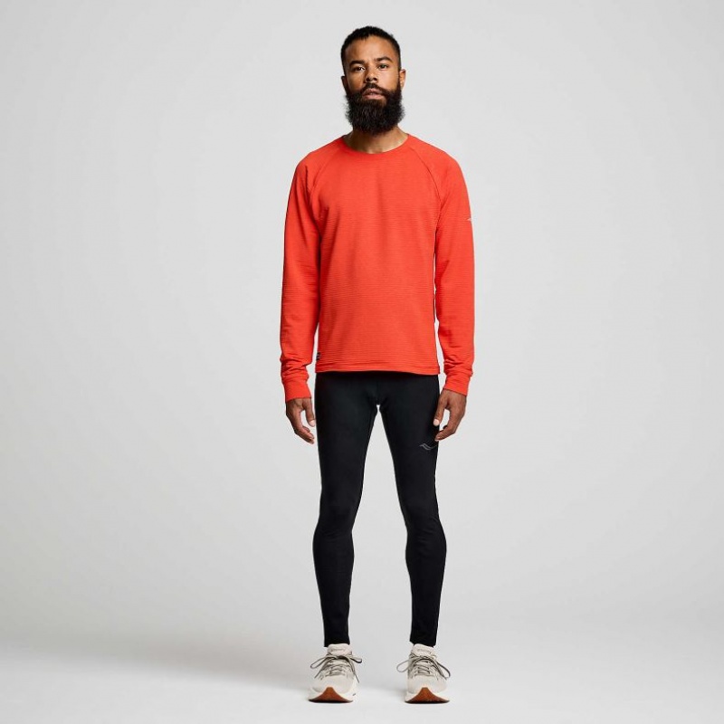 Saucony Triumph 3D Crew Sweatshirt Herren Orange | BERLIN WAJZSN