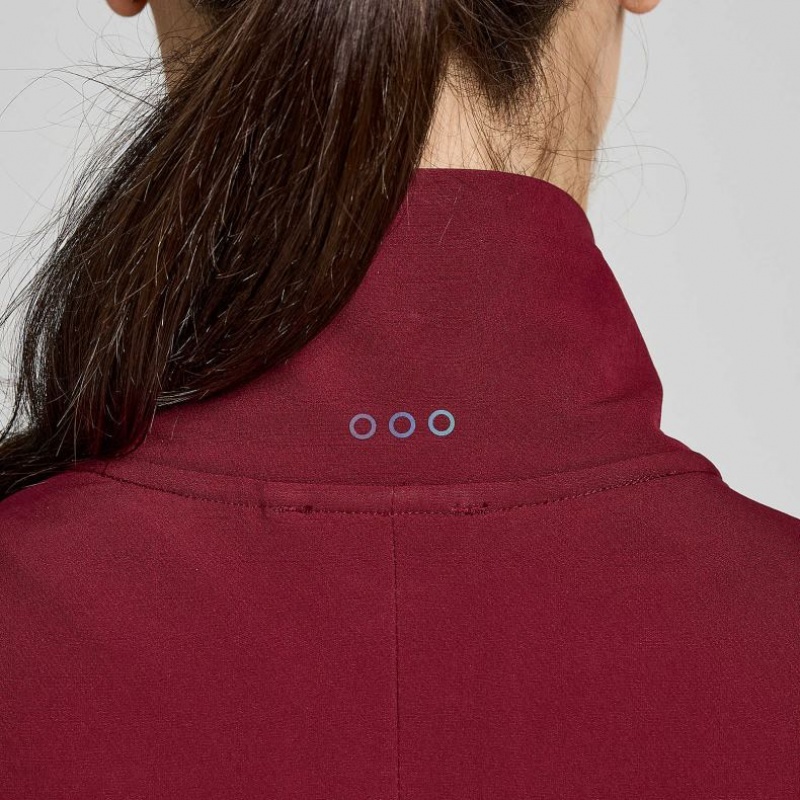 Saucony Triumph Jacke Damen Bordeaux | BERLIN VDEKYG
