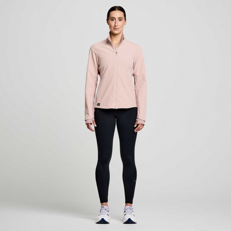 Saucony Triumph Jacke Damen Rosa | BERLIN MUGSKD