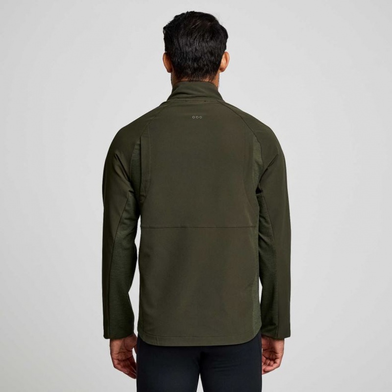 Saucony Triumph Jacke Herren Olivgrün | BERLIN OVRJUY