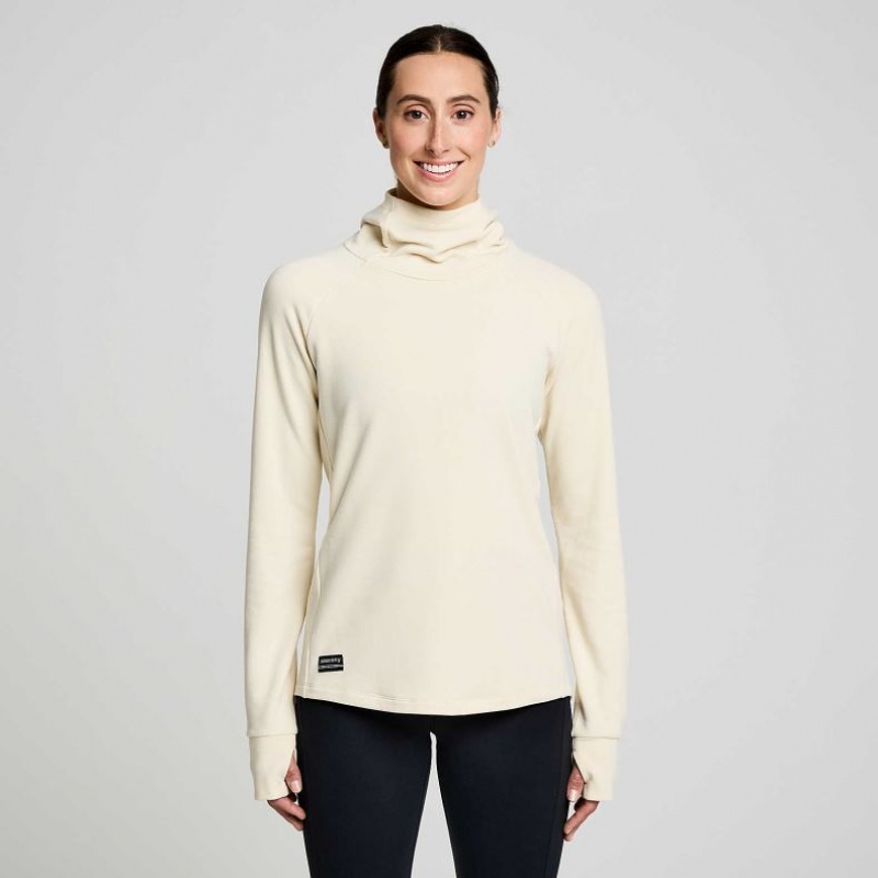 Saucony Triumph Tunic Hoodie Damen Beige | BERLIN OLYFVP