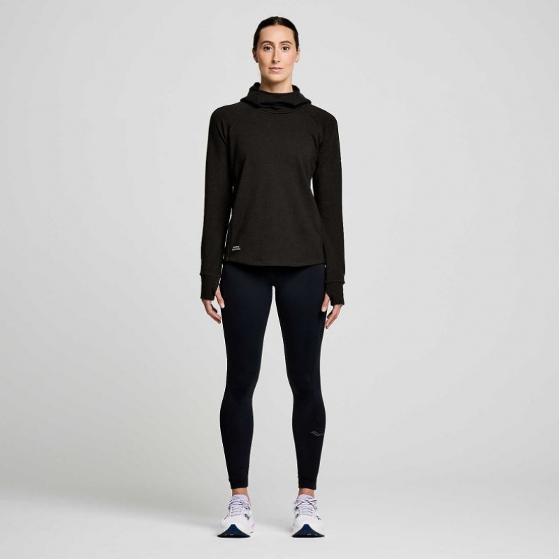 Saucony Triumph Tunic Hoodie Damen Schwarz | BERLIN DBUEHS