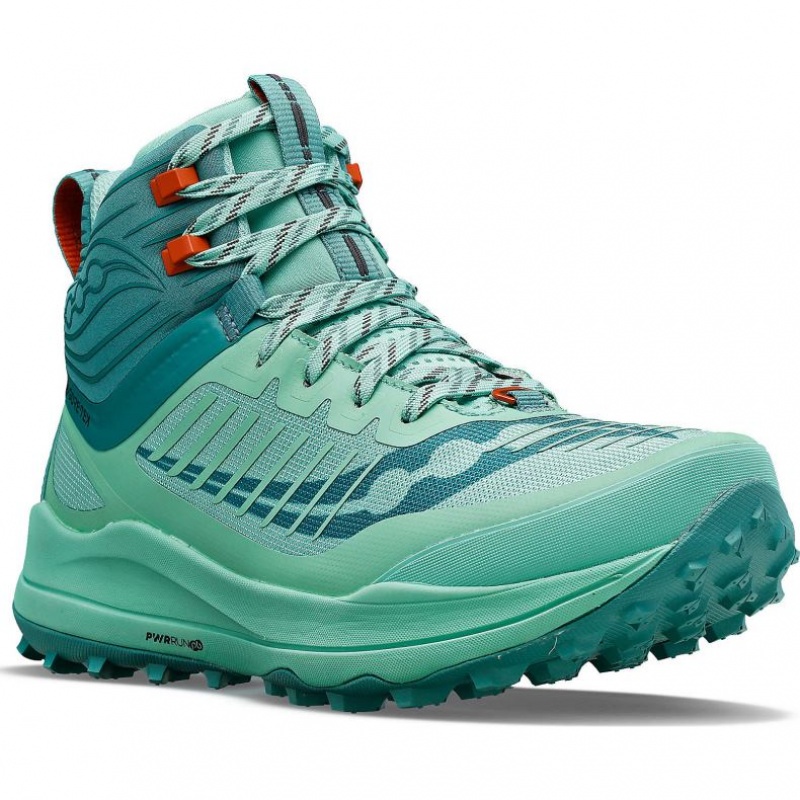 Saucony Ultra Ridge GTX Trailrunning Schuhe Damen Türkis | BERLIN GNCDIH
