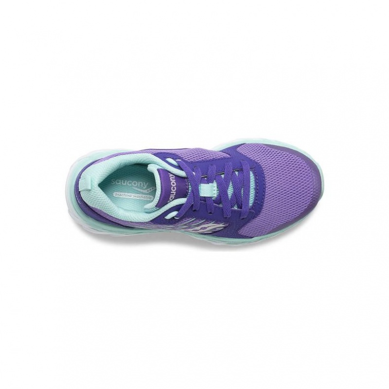 Saucony Wind 2.0 Lace Sneaker Große Kinder Lila | BERLIN SDZYPA
