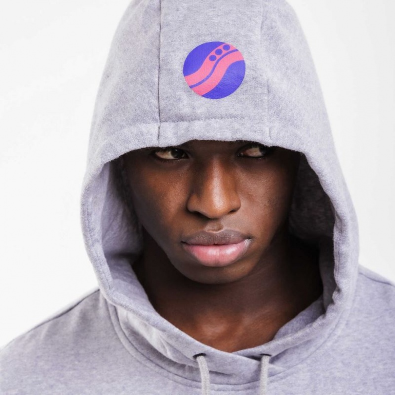 Saucony X Frank Cooke Rested Hoodie Herren Hellgrau | BERLIN APGLNM