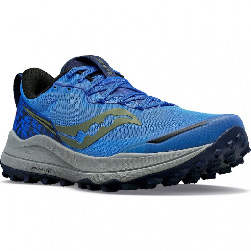 Saucony Xodus Ultra 2 Trailrunning Schuhe Herren Blau | BERLIN HZEWCF